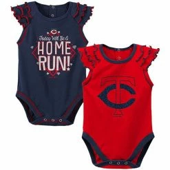 Outerstuff Newborn & Infant Navy/Red Minnesota Twins Shining All-Star 2-Pack Bodysuit Set -Outerstuff shop unnamed file 4878