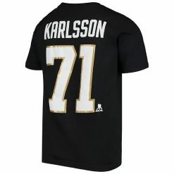 Outerstuff Youth William Karlsson Black Vegas Golden Knights Player Name & Number T-Shirt -Outerstuff shop unnamed file 4883