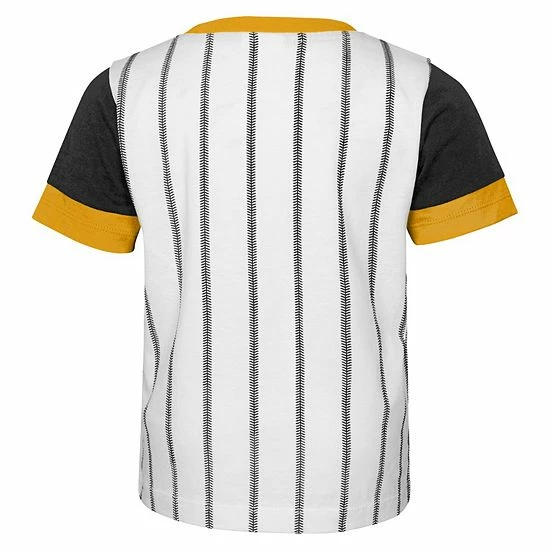 Outerstuff Toddler White/Black Pittsburgh Pirates Position Player T-Shirt & Shorts Set 6 Outerstuff Toddler White/Black Pittsburgh Pirates Position Player T-Shirt & Shorts Set - Image 4