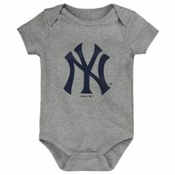 Outerstuff Infant Navy/White/Gray New York Yankees Born To Win 3-Pack Bodysuit Set -Outerstuff shop unnamed file 4912