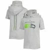 Outerstuff Youth Heathered Gray Seattle Seahawks On Guard Hoodie T-Shirt