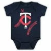 Outerstuff Newborn & Infant Navy Minnesota Twins Running Home Team Bodysuit