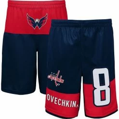 Outerstuff Youth Alexander Ovechkin Navy Washington Capitals Pandemonium Name & Number Shorts