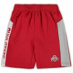 Outerstuff Preschool Scarlet Ohio State Buckeyes Down The Field Mesh Shorts