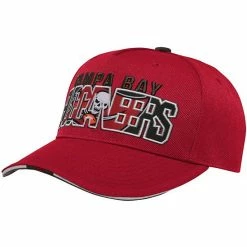 Outerstuff Youth Red Tampa Bay Buccaneers On Trend Precurved A-Frame Snapback Hat