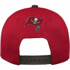 Outerstuff Youth Red Tampa Bay Buccaneers On Trend Precurved A-Frame Snapback Hat -Outerstuff shop unnamed file 4999