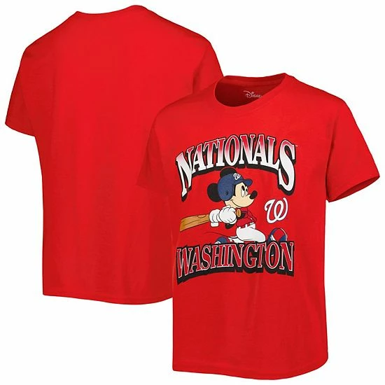Outerstuff Youth Red Washington Nationals Disney Game Day T-Shirt 4 Outerstuff Youth Red Washington Nationals Disney Game Day T-Shirt - Image 2