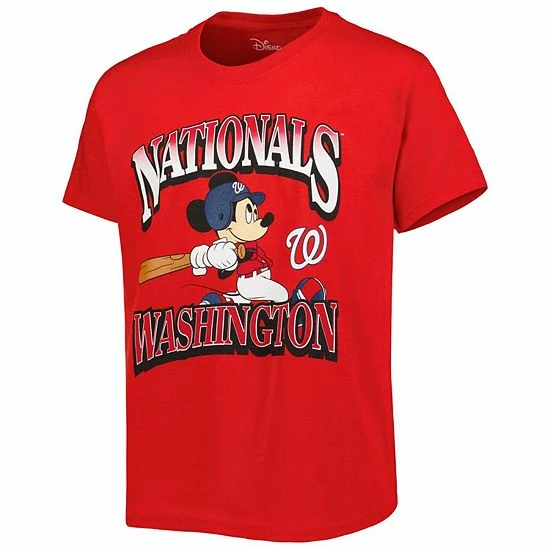 Outerstuff Youth Red Washington Nationals Disney Game Day T-Shirt 5 Outerstuff Youth Red Washington Nationals Disney Game Day T-Shirt - Image 3