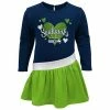 Outerstuff Girls Preschool College Navy Seattle Seahawks All Hearts Jersey Long Sleeve Dress -Outerstuff shop unnamed file 5022