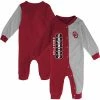 Outerstuff Infant Crimson/Gray Oklahoma Sooners Halftime Two-Tone Sleeper