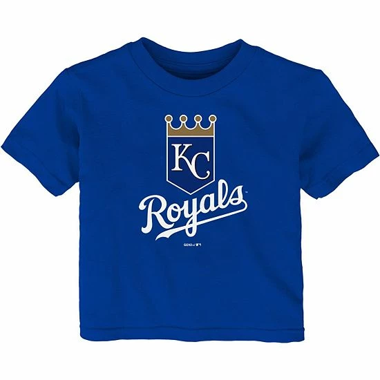 Outerstuff Infant Royal Kansas City Royals Team Primary Logo T-Shirt 3 Outerstuff Infant Royal Kansas City Royals Team Primary Logo T-Shirt