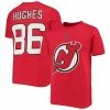 Outerstuff Youth Jack Hughes Red New Jersey Devils Player Name & Number T-Shirt