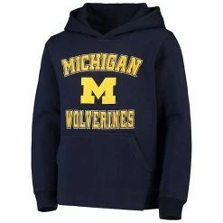 Outerstuff Youth Navy Michigan Wolverines Big Bevel Pullover Hoodie -Outerstuff shop unnamed file 5122