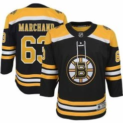 Outerstuff Youth Brad Marchand Black Boston Bruins Home Premier Player Jersey