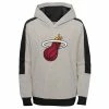 Outerstuff Youth Heathered Gray Miami Heat Lived In Pullover Hoodie