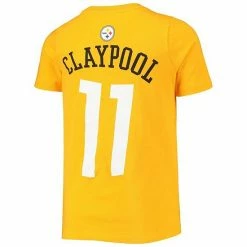 Outerstuff Youth Chase Claypool Gold Pittsburgh Steelers Mainliner Player Name & Number T-Shirt -Outerstuff shop unnamed file 5196