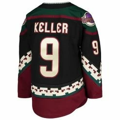 Outerstuff Youth Clayton Keller Black Arizona Coyotes Home Premier Player Jersey -Outerstuff shop unnamed file 5236