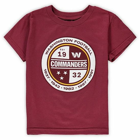 Outerstuff Preschool Burgundy Washington Commanders Secondary Logo T-Shirt 3 Outerstuff Preschool Burgundy Washington Commanders Secondary Logo T-Shirt