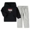 Outerstuff Infant Navy/Heathered Gray Minnesota Twins Fan Flare Fleece Hoodie And Pants Set -Outerstuff shop unnamed file 5329