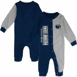 Outerstuff Infant Navy/Gray Penn State Nittany Lions Halftime Two-Tone Sleeper