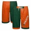Outerstuff Youth Green/Orange Miami Hurricanes Conch Bay Swim Shorts