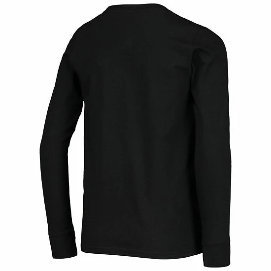 Outerstuff Youth Black Texas Longhorns Arch Over Logo Long Sleeve T-Shirt 6 Outerstuff Youth Black Texas Longhorns Arch Over Logo Long Sleeve T-Shirt - Image 4