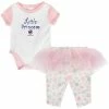 Outerstuff Girls Newborn & Infant White/Pink Chicago Cubs Princess Bodysuit And Tutu Leggings Set 1 Outerstuff Girls Newborn & Infant White/Pink Chicago Cubs Princess Bodysuit And Tutu Leggings Set -Outerstuff shop unnamed file 5393