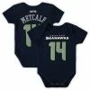 Outerstuff Newborn & Infant DK Metcalf College Navy Seattle Seahawks Mainliner Player Name & Number Bodysuit -Outerstuff shop unnamed file 5416