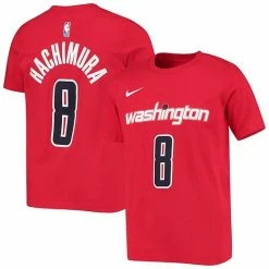 Outerstuff Youth Rui Hachimura Red Washington Wizards Name & Number T-Shirt