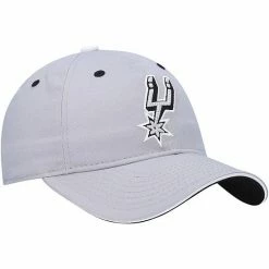 Outerstuff Youth Gray San Antonio Spurs Fashion Logo Slouch Adjustable Hat -Outerstuff shop unnamed file 5455