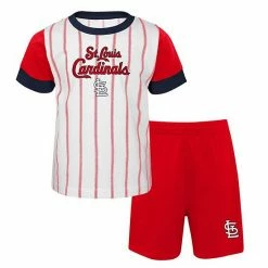 Outerstuff Toddler White/Red St. Louis Cardinals Position Player T-Shirt & Shorts Set