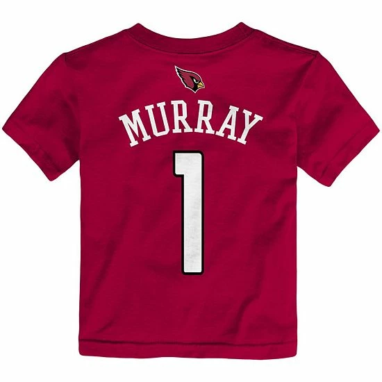 Outerstuff Toddler Kyler Murray Cardinal Arizona Cardinals Mainliner Player Name & Number T-Shirt 5 Outerstuff Toddler Kyler Murray Cardinal Arizona Cardinals Mainliner Player Name & Number T-Shirt - Image 3