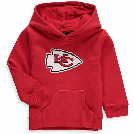 Outerstuff Toddler Red Kansas City Chiefs Team Logo Pullover Hoodie 3 Outerstuff Toddler Red Kansas City Chiefs Team Logo Pullover Hoodie