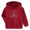 Outerstuff Toddler Red Arizona Diamondbacks Primary Team Logo Fleece Pullover Hoodie