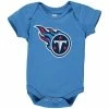 Outerstuff Newborn Light Blue Tennessee Titans Team Logo Bodysuit