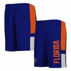 Outerstuff Youth Royal Florida Gators Lateral Mesh Performance Shorts