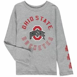 Outerstuff Preschool Scarlet/Heathered Gray Ohio State Buckeyes Love Of The Game Goal T-Shirt Combo Set -Outerstuff shop unnamed file 564