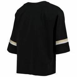 Outerstuff Juniors Black New Orleans Saints Burnout Raglan Half-Sleeve T-Shirt -Outerstuff shop unnamed file 5642