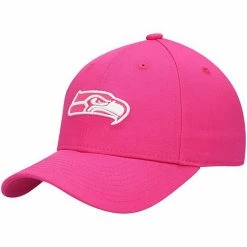 Outerstuff Girls Youth Pink Seattle Seahawks Structured Adjustable Hat