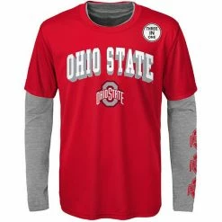 Outerstuff Preschool Scarlet/Heathered Gray Ohio State Buckeyes Love Of The Game Goal T-Shirt Combo Set -Outerstuff shop unnamed file 565
