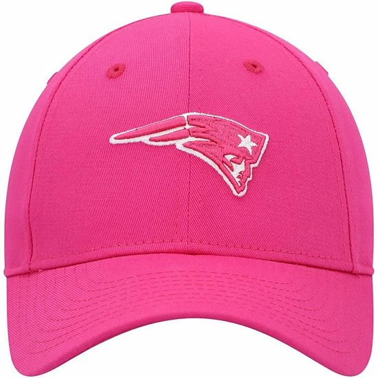 Outerstuff Girls Youth Pink New England Patriots Structured Adjustable Hat 5 Outerstuff Girls Youth Pink New England Patriots Structured Adjustable Hat - Image 3