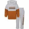 Outerstuff Toddler Heather Gray/Texas Orange Texas Longhorns Playmaker Pullover Hoodie & Pants Set