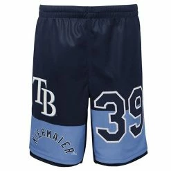 Outerstuff Youth Kevin Kiermaier Navy Tampa Bay Rays Pandemonium Name & Number Shorts -Outerstuff shop unnamed file 5701