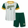 Outerstuff Toddler White/Green Oakland Athletics Position Player T-Shirt & Shorts Set -Outerstuff shop unnamed file 5703
