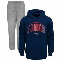 Outerstuff Toddler Navy/Heathered Gray New England Patriots Double-Up Pullover Hoodie & Pants Set -Outerstuff shop unnamed file 5709