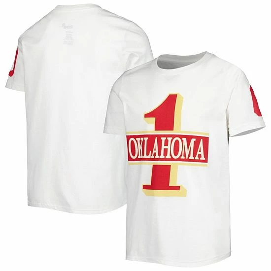 Outerstuff Youth White Oklahoma Sooners Fan T-Shirt 4 Outerstuff Youth White Oklahoma Sooners Fan T-Shirt - Image 2