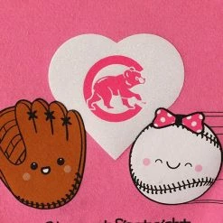 Outerstuff Girls Infant Pink Chicago Cubs I Glove You T-Shirt -Outerstuff shop unnamed file 5788