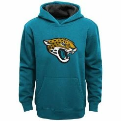 Outerstuff Youth Teal Jacksonville Jaguars Fan Gear Prime Pullover Hoodie