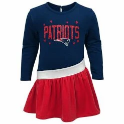 Outerstuff Girls Infant Navy/Red New England Patriots Heart To Heart Jersey Tri-Blend Dress -Outerstuff shop unnamed file 5797