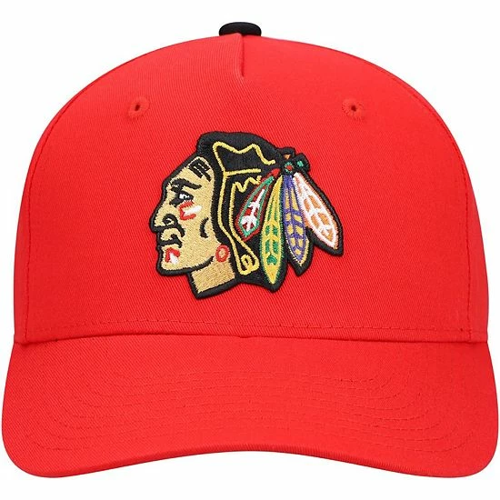 Outerstuff Youth Red Chicago Blackhawks Snapback Hat 5 Outerstuff Youth Red Chicago Blackhawks Snapback Hat - Image 3